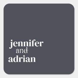 エレガントミニマルモダン結婚の封筒スクエアSti スクエアシール