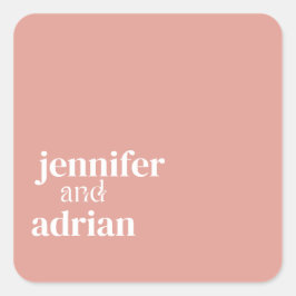 エレガントミニマルモダン結婚の封筒スクエアSti スクエアシール