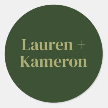 エレガントミニマルモダン結婚封筒スクエアCla