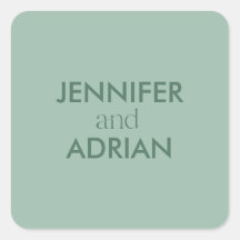 エレガントミニマルモダン結婚封筒