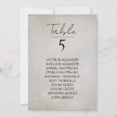 エレガントミニマル動揺してつる席表 ノートカード (正面)