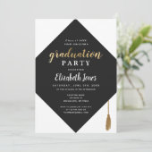 エレガントミニマル卒業党招待状 招待状 (スタンド正面)