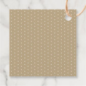 エレガントミニマル感謝していYou baby Shower photo フェイバータグ (裏面)