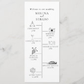 エレガントミニマル書タイムラ結婚イン プログラム (正面)