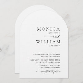 エレガントミニマル書結婚道 招待状