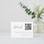 エレガントミニマル書道詳細囲い エンクロージャーカード (スタンド正面)