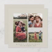 エレガントミニマル正方形 シーズンカード (正面/裏面)