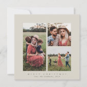 エレガントミニマル正方形 シーズンカード (正面)