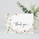 エレガントミニマル水色 サンキューカード (スタンド正面)