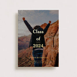 エレガントミニマル発表 箔招待状