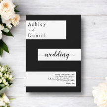 エレガントミニマル白モダン結婚の