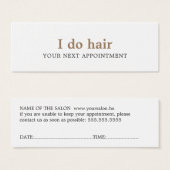 エレガントミニマル白黒 (正面&裏面)