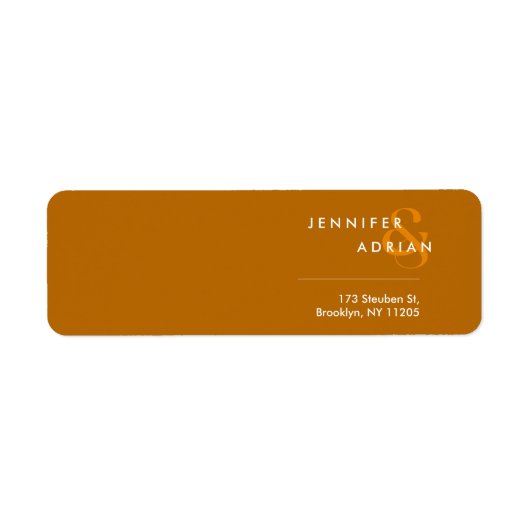 エレガントミニマル目モダン ラベル (正面)