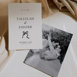 エレガントミニマル結婚弓 セーブザデート