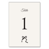 エレガントミニマル結婚弓 テーブルナンバー (正面)
