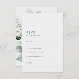 エレガントミニマル結婚病 出欠カード