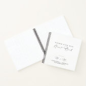 エレガントミニマル結婚Guest Book ノートブック (内部)