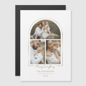 エレガントミニマル金ゴールド線アーチ3 – 写真 (正面/裏面)