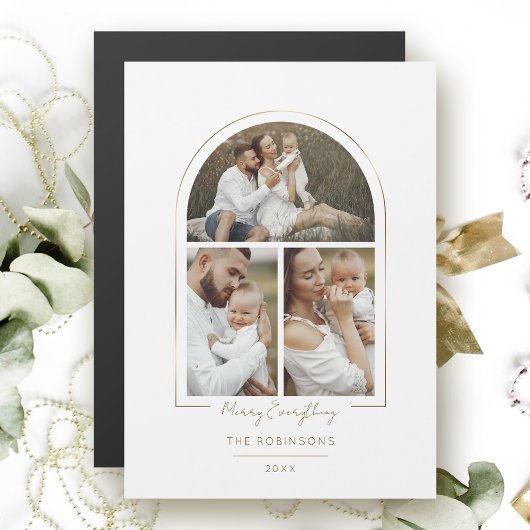 エレガントミニマル金ゴールド線アーチ3 – 写真