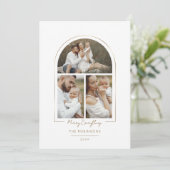 エレガントミニマル金ゴールド線アーチ3 – 写真 シーズンカード (スタンド正面)