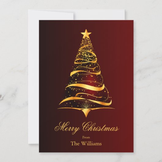 エレガントミニマル金ゴールド シーズンカード (正面)