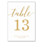 エレガントミニマル金ゴールド テーブルナンバー (裏面)