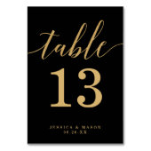 エレガントミニマル金ゴールド テーブルナンバー (裏面)