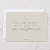 エレガントミニマル3 セーブザデート (裏面)