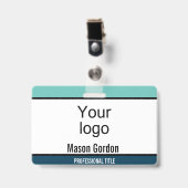 エレガントミニマル バッジ (Front with Clip)