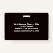 エレガントミニマル バッジ (裏面)