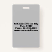 エレガントミニマル バッジ (裏面)