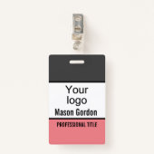 エレガントミニマル バッジ (正面クリップ)