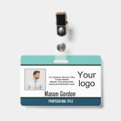 エレガントミニマル バッジ (正面 （クリップ付）)