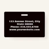 エレガントミニマル バッジ (裏面)