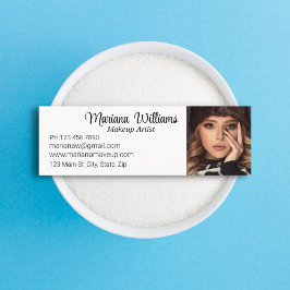 エレガントミニマルMakeup Artist写真 スキニー名刺