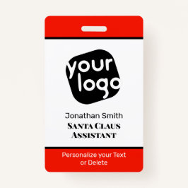 エレガントミニマルSage GreenカスタムスタッフIDバッジ バッジ