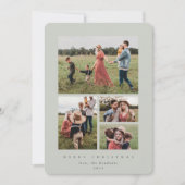 エレガントミニマルSage Green Frame 4写真 シーズンカード (正面)