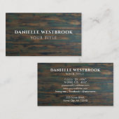 エレガントミニマ素朴リスト 名刺 (正面/裏面)