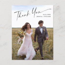 エレガントミニマ結婚リストの写真 ポストカード