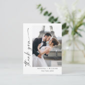 エレガントミニマ結婚リストの写真 ポストカード (スタンド正面)