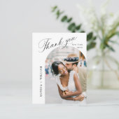 エレガントミニマ結婚リストの写真 ポストカード (スタンド正面)