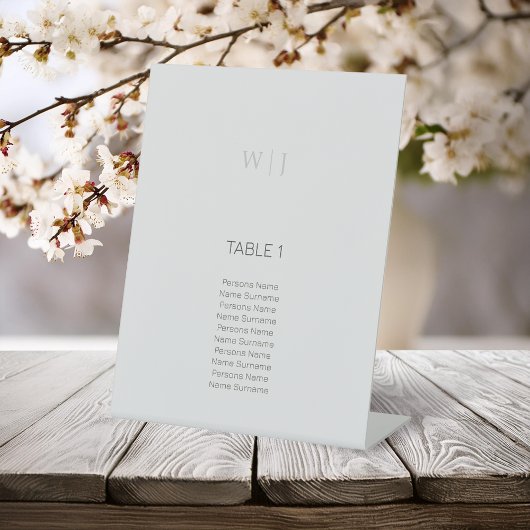 エレガントミニマ結婚リストの表番号 台座サイン