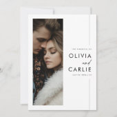 エレガントミニマ結婚リストの3枚 招待状 (正面)