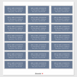 エレガントミニマ結婚リスト住所 シール