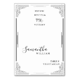 エレガントミニマ結婚リスト座席表 テーブルナンバー