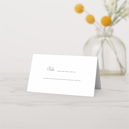 エレガントミニマ結婚リスト座席表 プレイスカード (裏面)