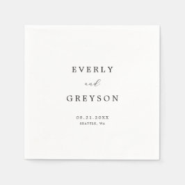 エレガントミニマ結婚リスト スタンダードカクテルナプキン