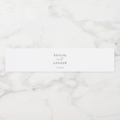 エレガントミニマ結婚リスト ペットボトルラベル (シングルラベル)