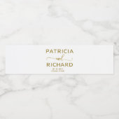 エレガントミニマ結婚リスト ペットボトルラベル (シングルラベル)