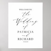 エレガントミニマ結婚リスト ポスター (正面)